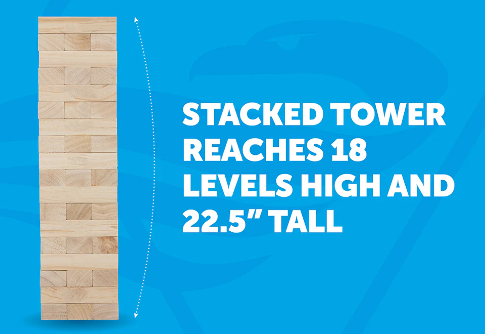 Giant Stacking Tower Game - Image 10