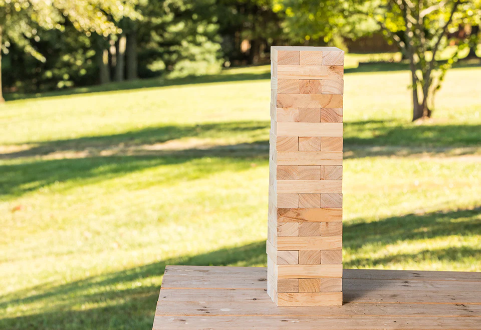 Giant Stacking Tower Game - Image 11