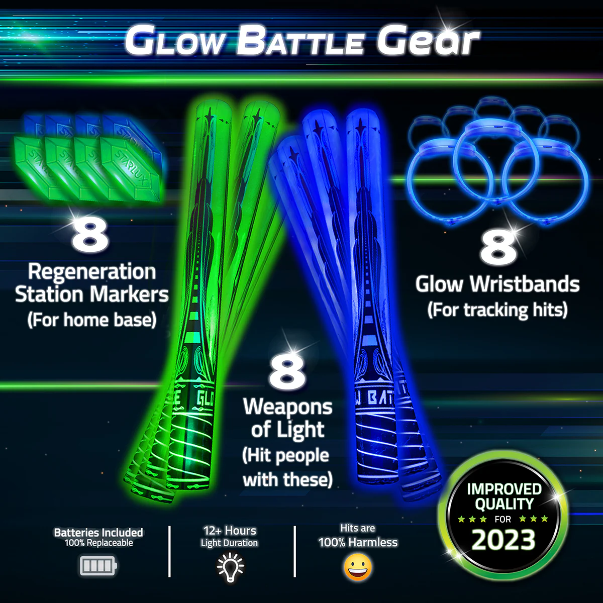 Glow Battle Light-Up Sword Game - Image 6