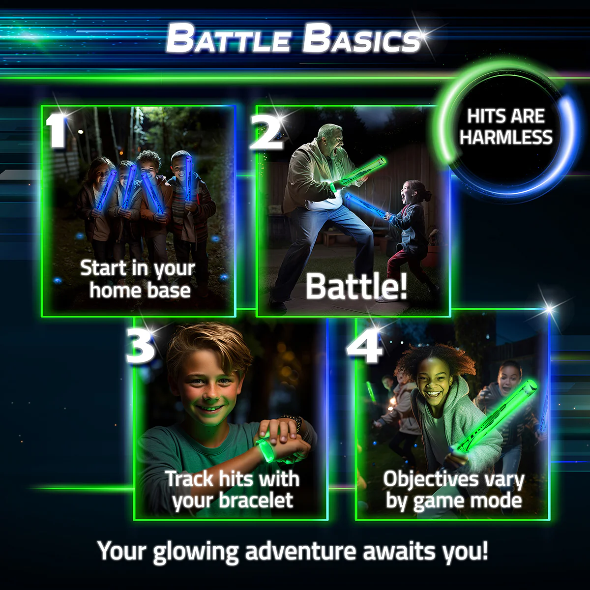 Glow Battle Light-Up Sword Game - Image 7