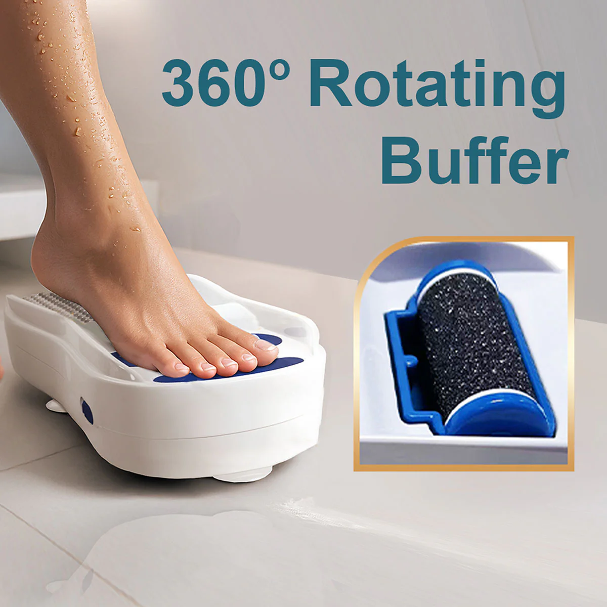 Hands Free Waterproof Foot Exfoliator - Image 3
