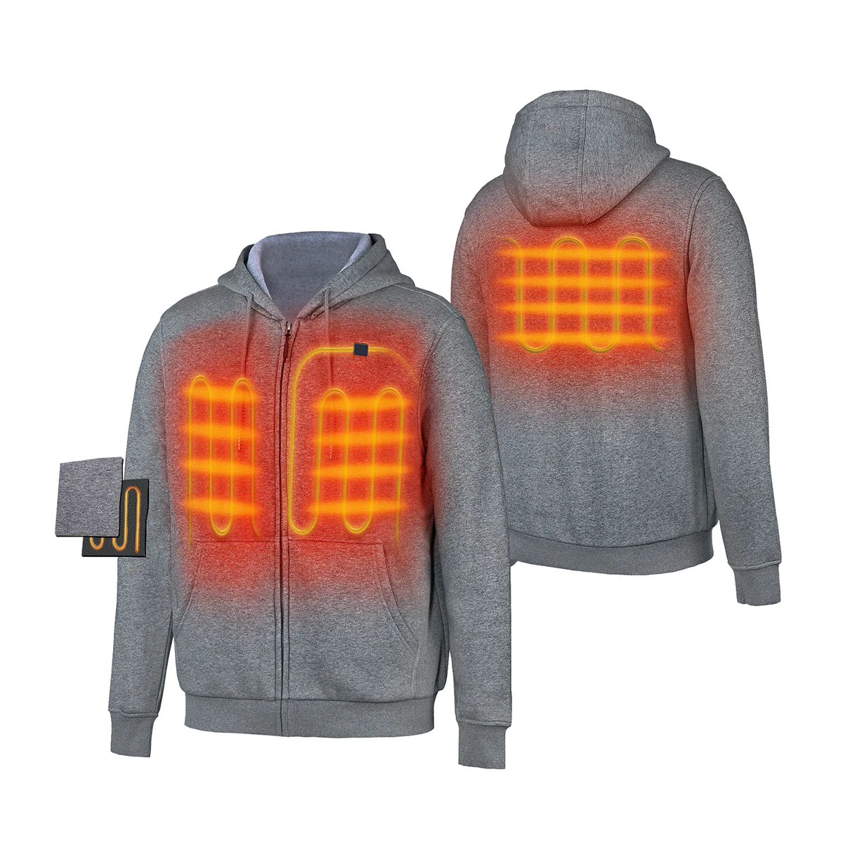 Heated Zip-Up Hoodie - Image 8