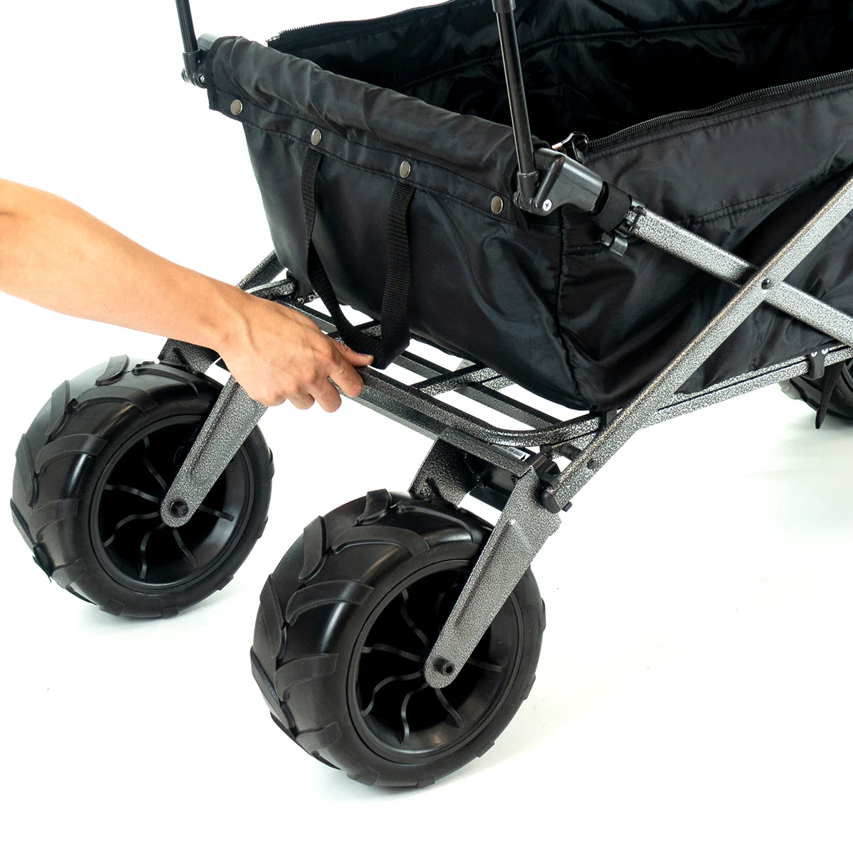 Heavy Duty Folding Wagon with Canopy - Image 6