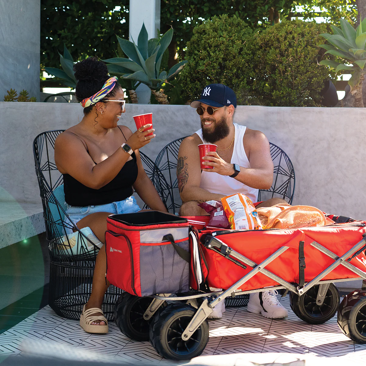 Heavy Duty Folding Wagon with Canopy - Image 63