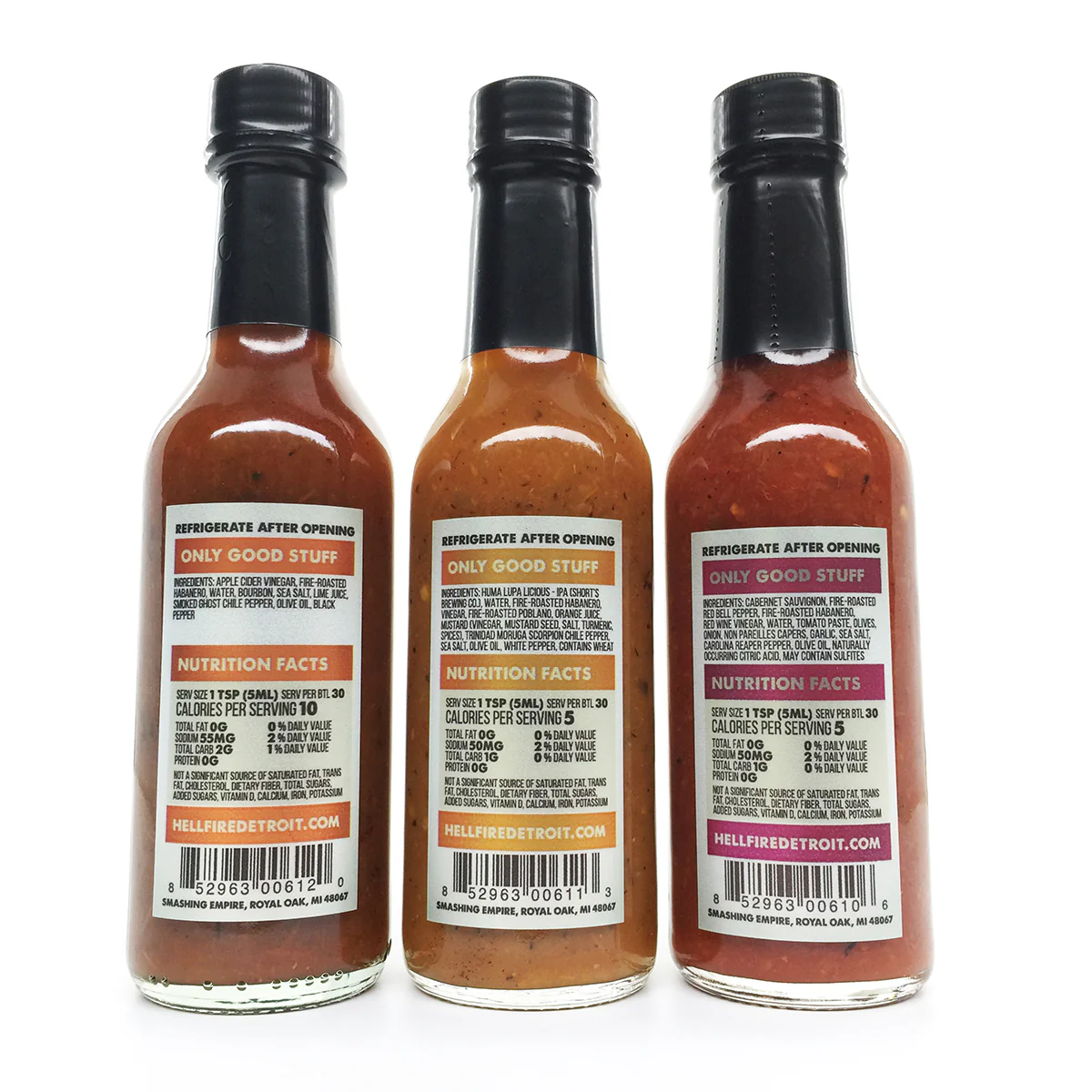 Hell Fire Detroit Inferno Hot Sauce Gift Set - Image 8