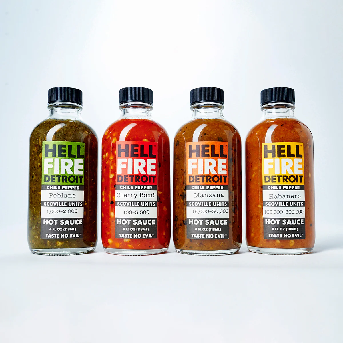 Hell Fire Detroit Original Hot Sauce Gift Set - Image 2