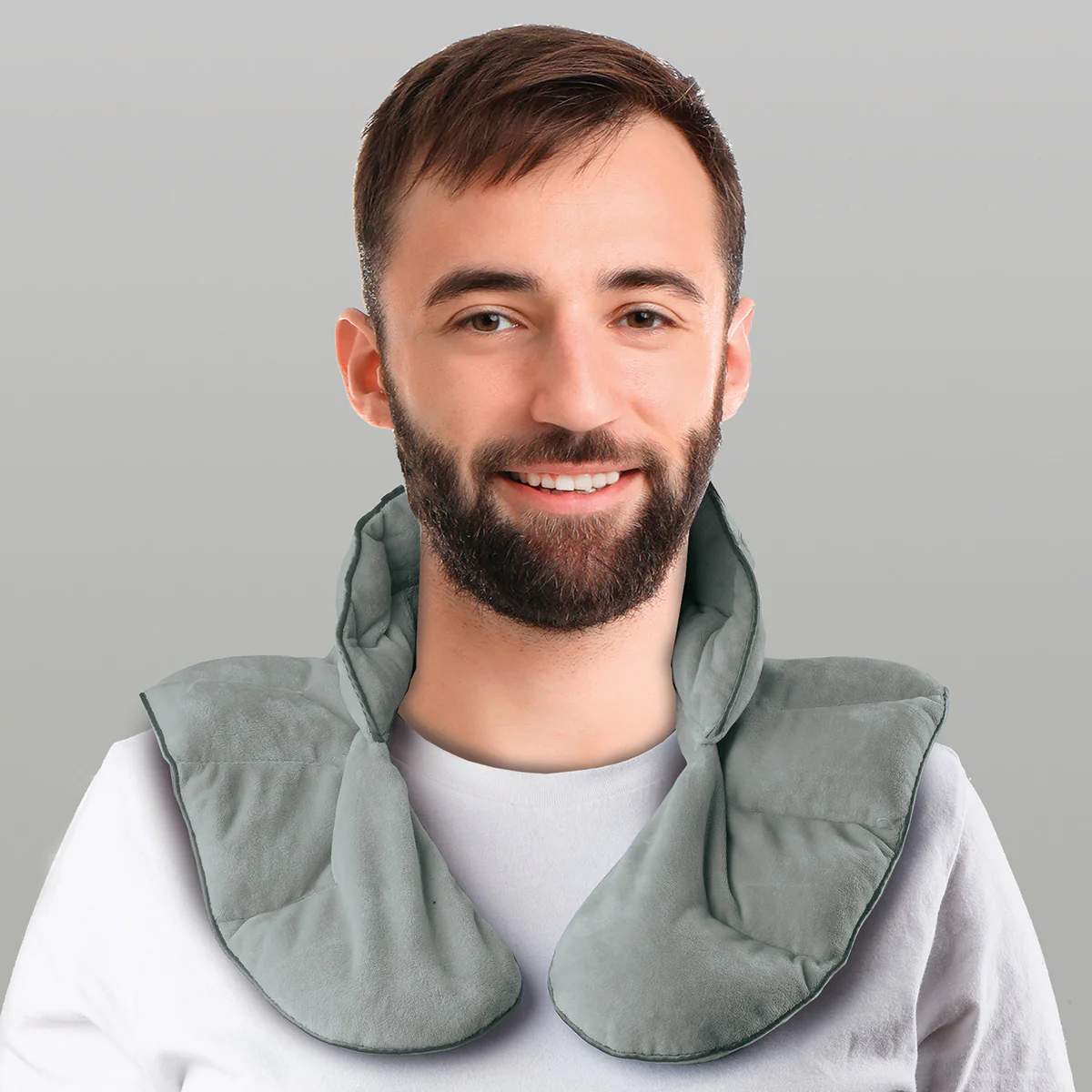 Hot/Cold Weighted Neck and Shoulder Wrap with Aromatherapy - Image 3