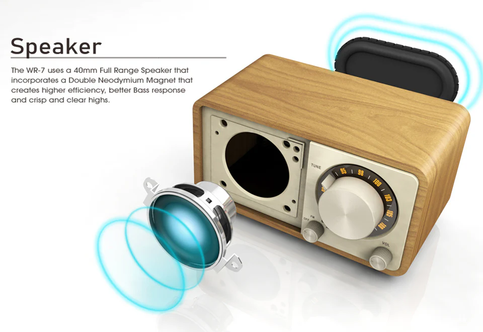 Iconic Tabletop Radio and Bluetooth Speaker - Image 10