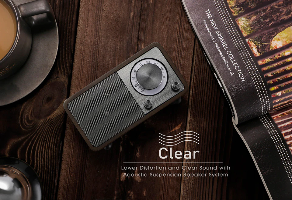 Iconic Tabletop Radio and Bluetooth Speaker - Image 4