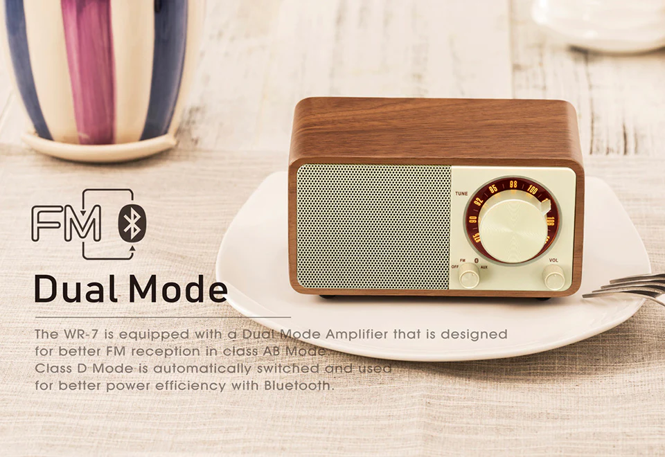 Iconic Tabletop Radio and Bluetooth Speaker - Image 5