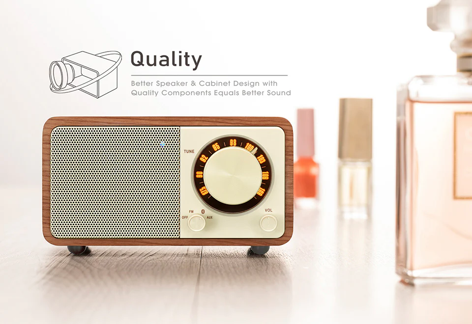 Iconic Tabletop Radio and Bluetooth Speaker - Image 8