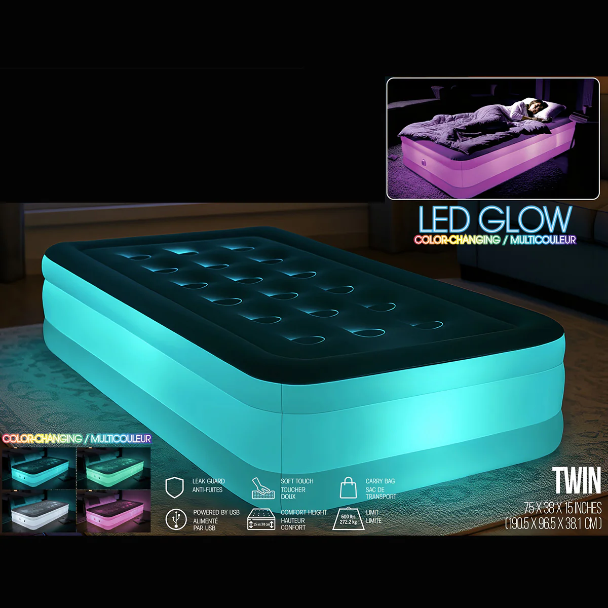 Illuminated Air Bed - Image 13