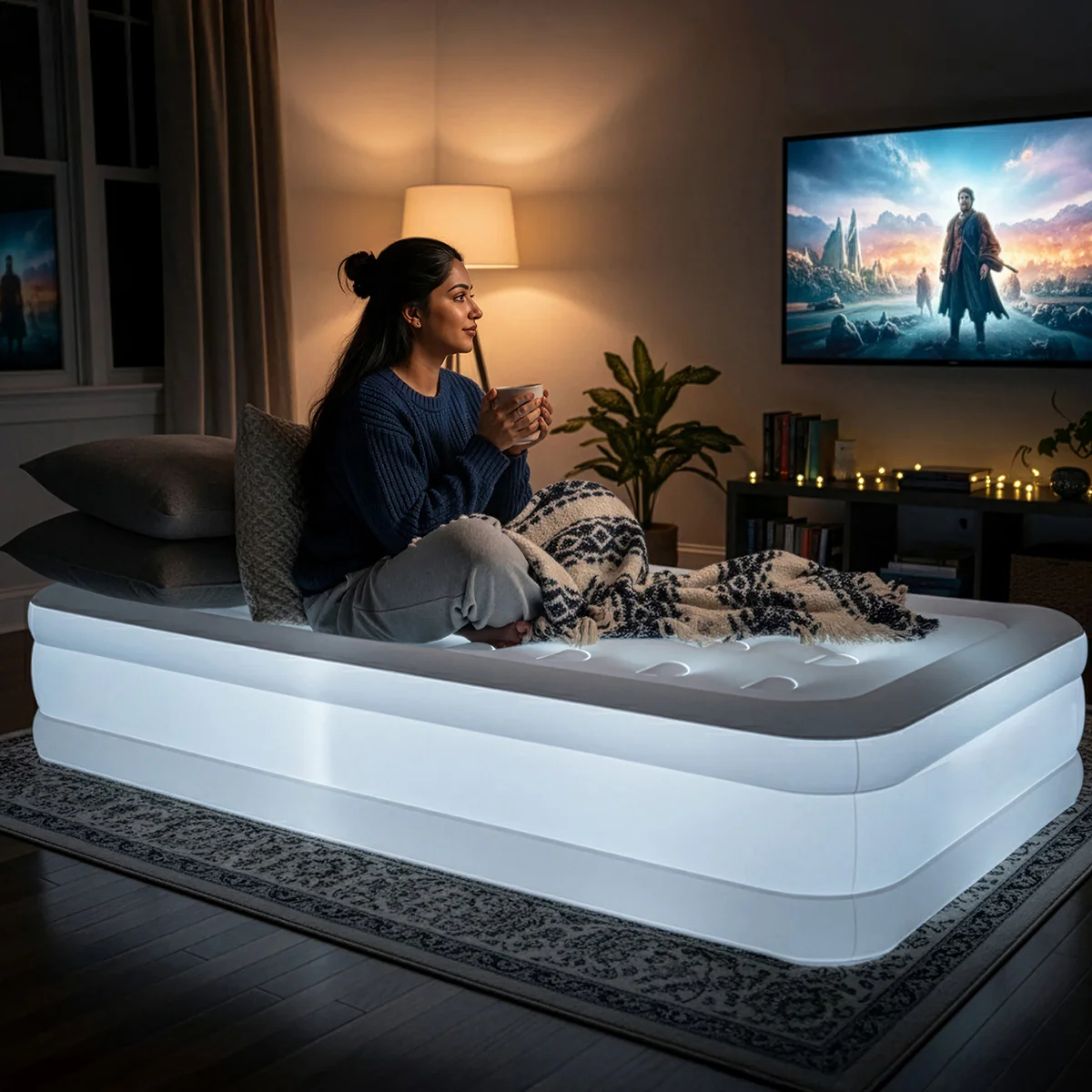 Illuminated Air Bed - Image 3