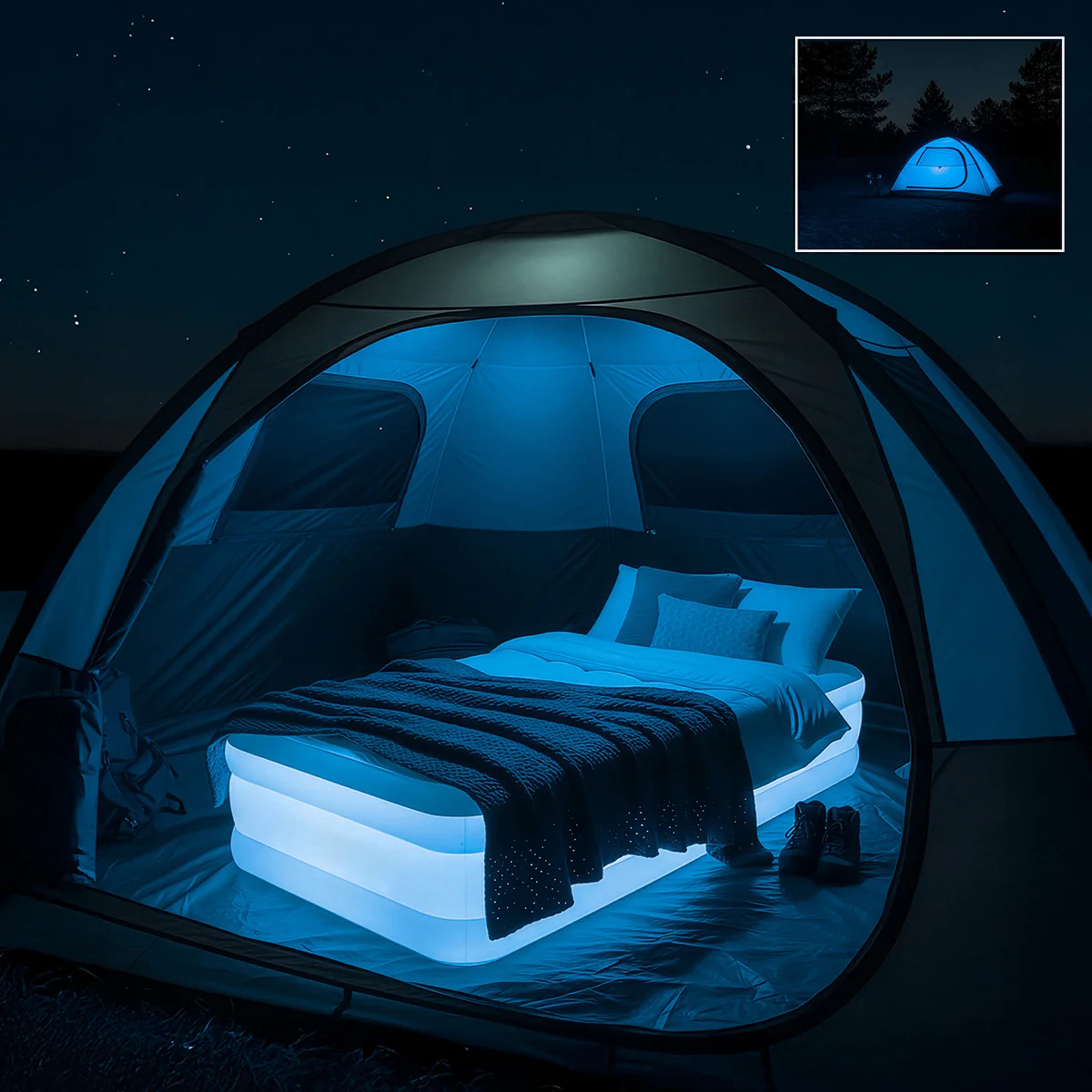 Illuminated Air Bed - Image 4