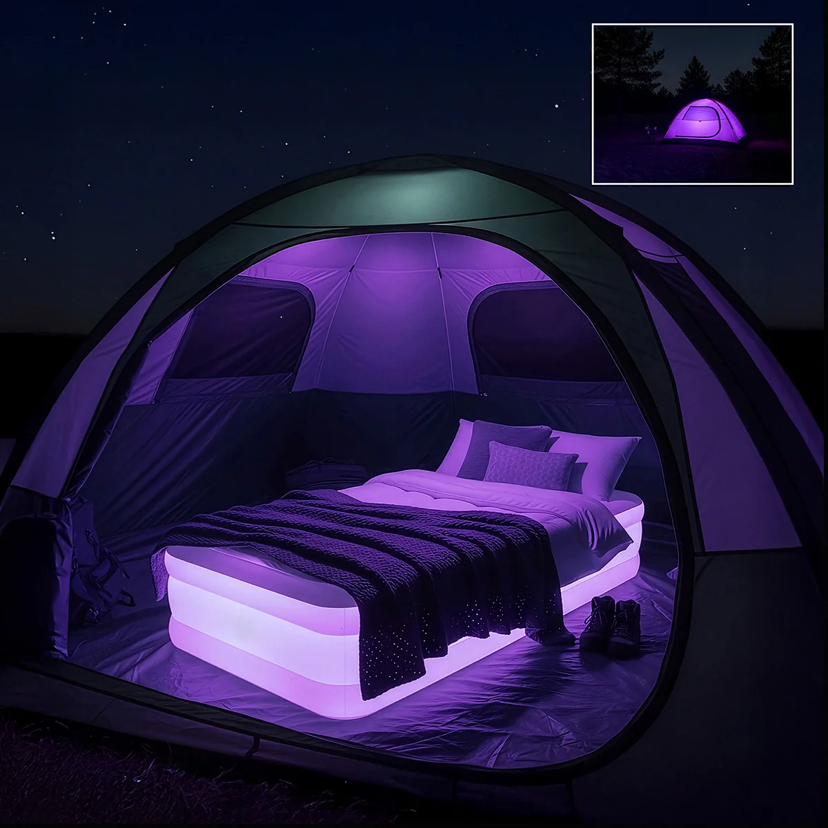 Illuminated Air Bed - Image 6