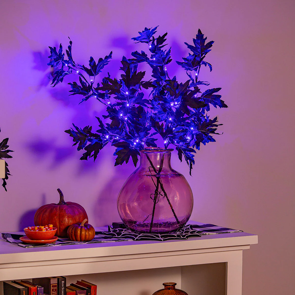 Indoor/Outdoor LED Black Maple Branch - Image 4