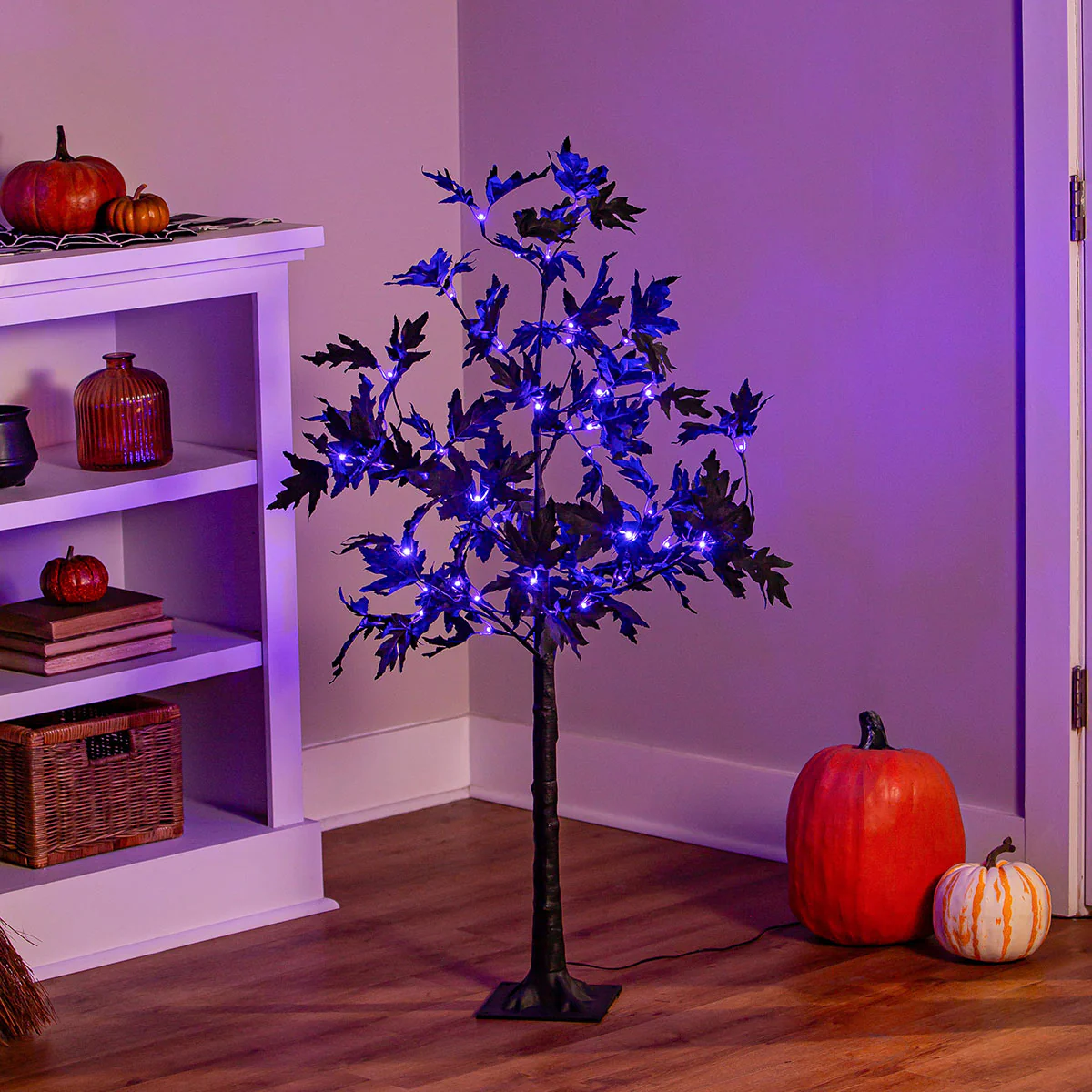 Indoor/Outdoor LED Black Maple Tree - Image 5