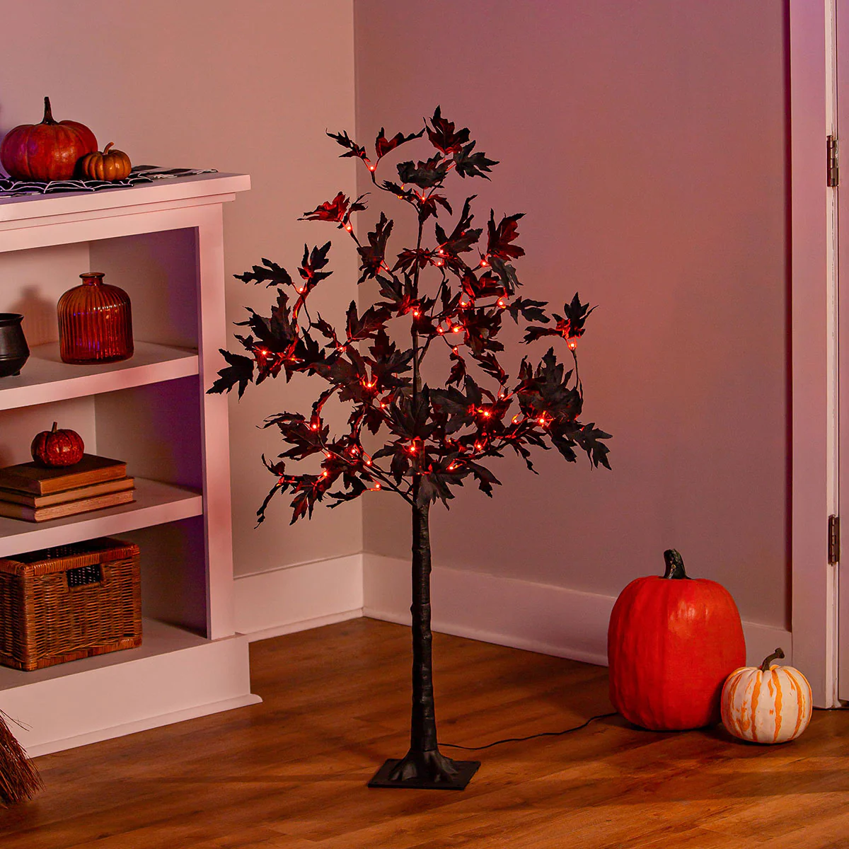 Indoor/Outdoor LED Black Maple Tree - Image 6