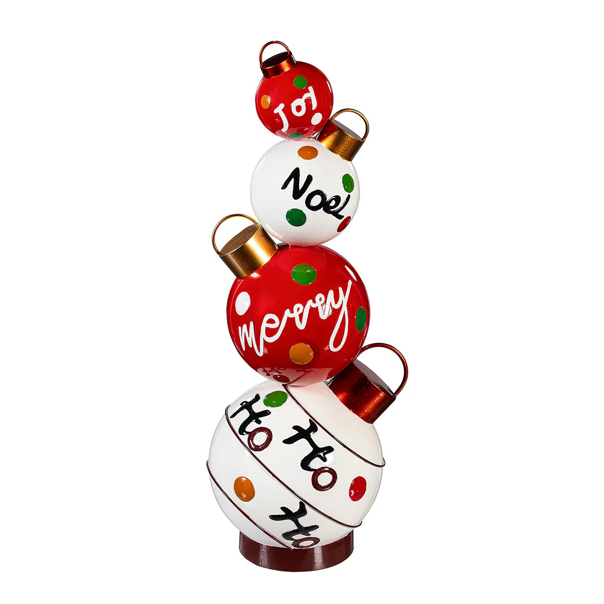 Indoor/Outdoor Stacked Ornament Statue - Image 2