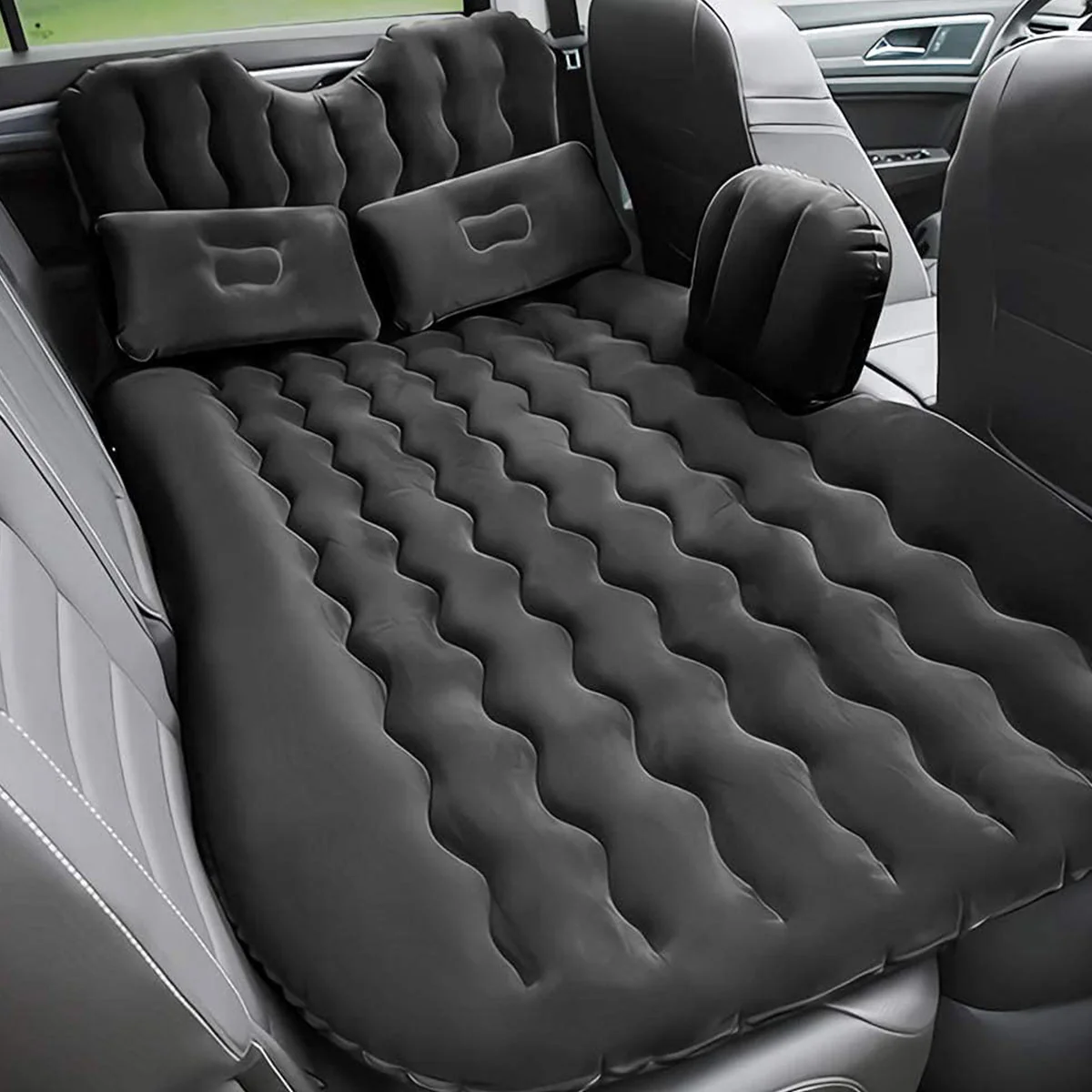 Inflatable Car Mattress with Pump - Image 2