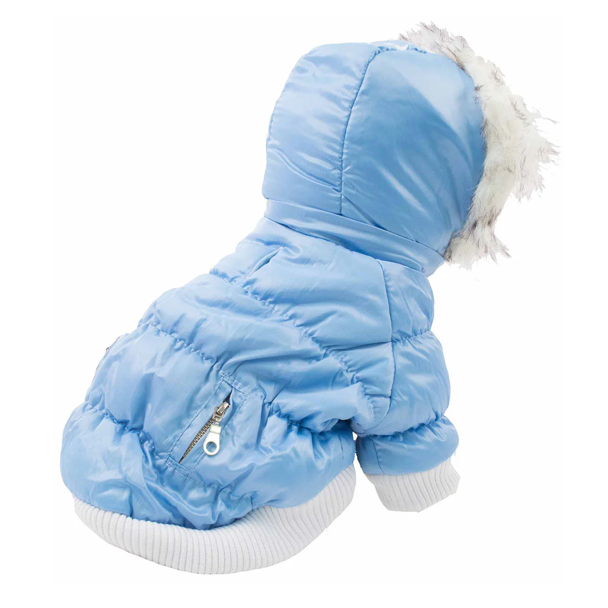 Insulated Dog Coat Parka with Removable Hood - Image 13