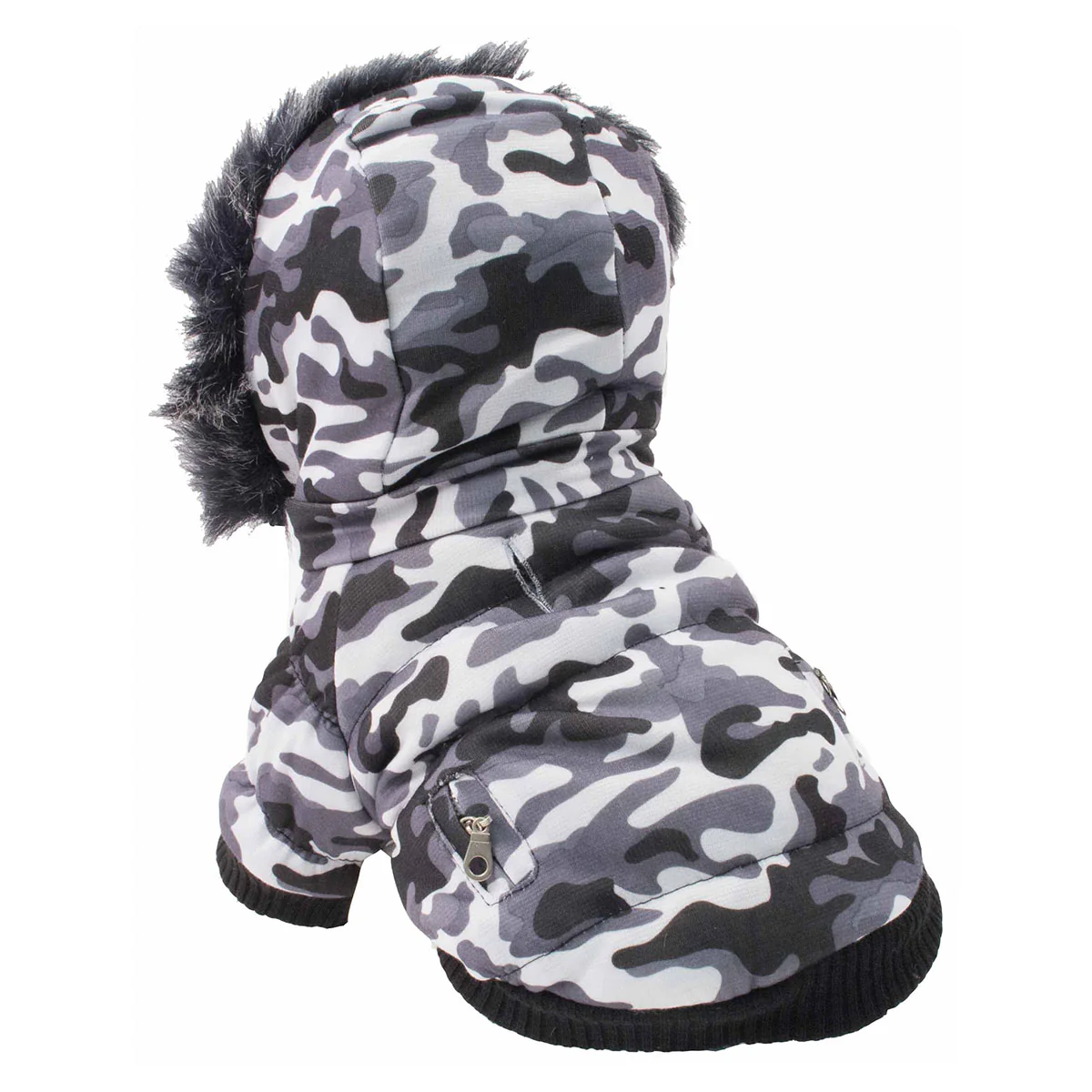 Insulated Dog Coat Parka with Removable Hood - Image 14