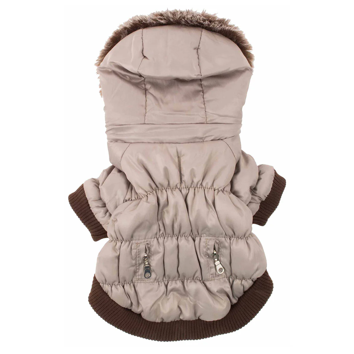 Insulated Dog Coat Parka with Removable Hood - Image 6