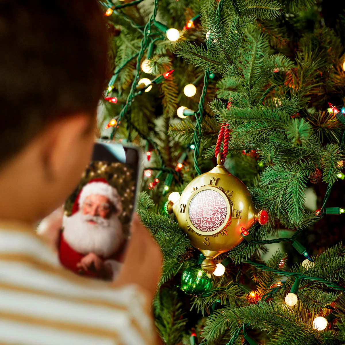Interactive Santa Ornament with Journal - Image 2