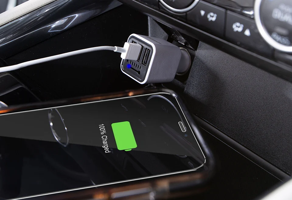 Ionic Car Air Purifier and Triple USB Charger - Image 4