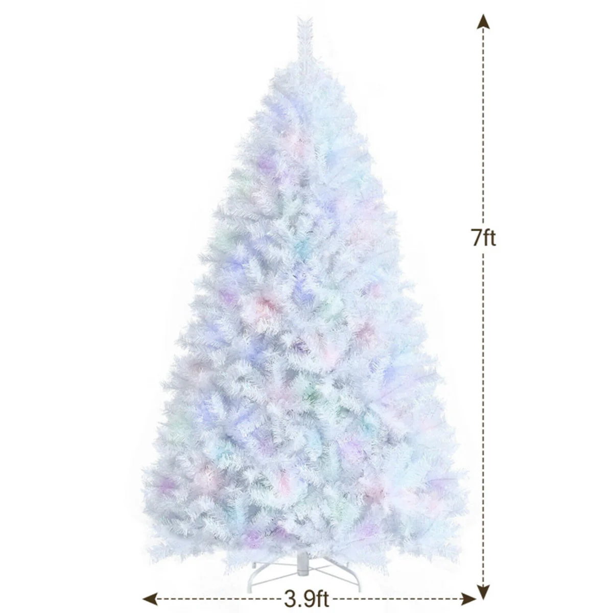 Iridescent Artificial Hinged Christmas Tree - Image 14