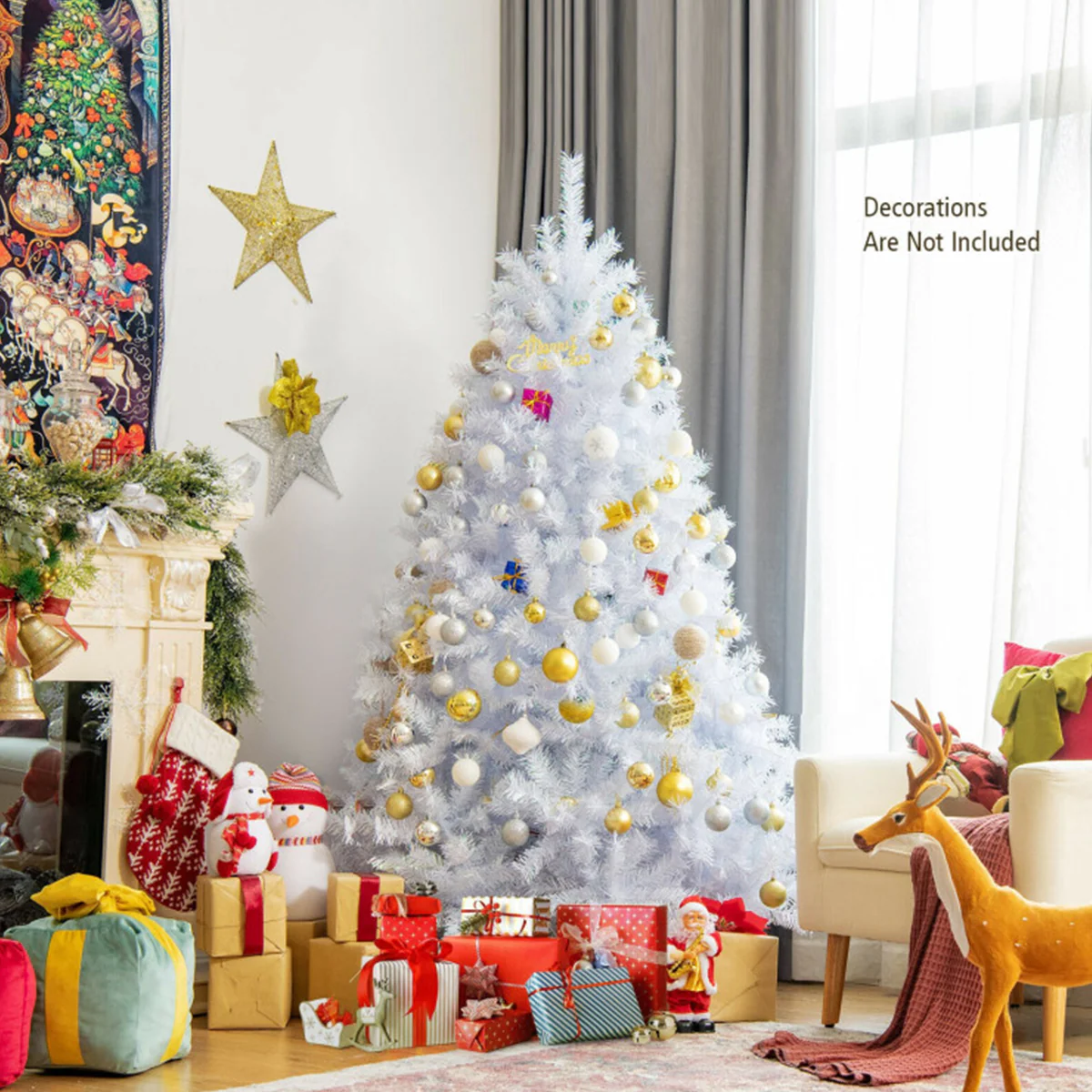 Iridescent Artificial Hinged Christmas Tree - Image 3