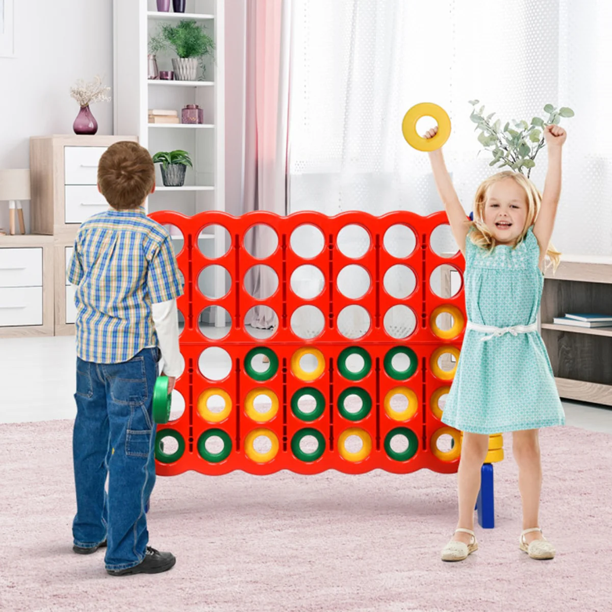 Jumbo 4-to-Score Game Set with 42 Jumbo Rings - Image 10