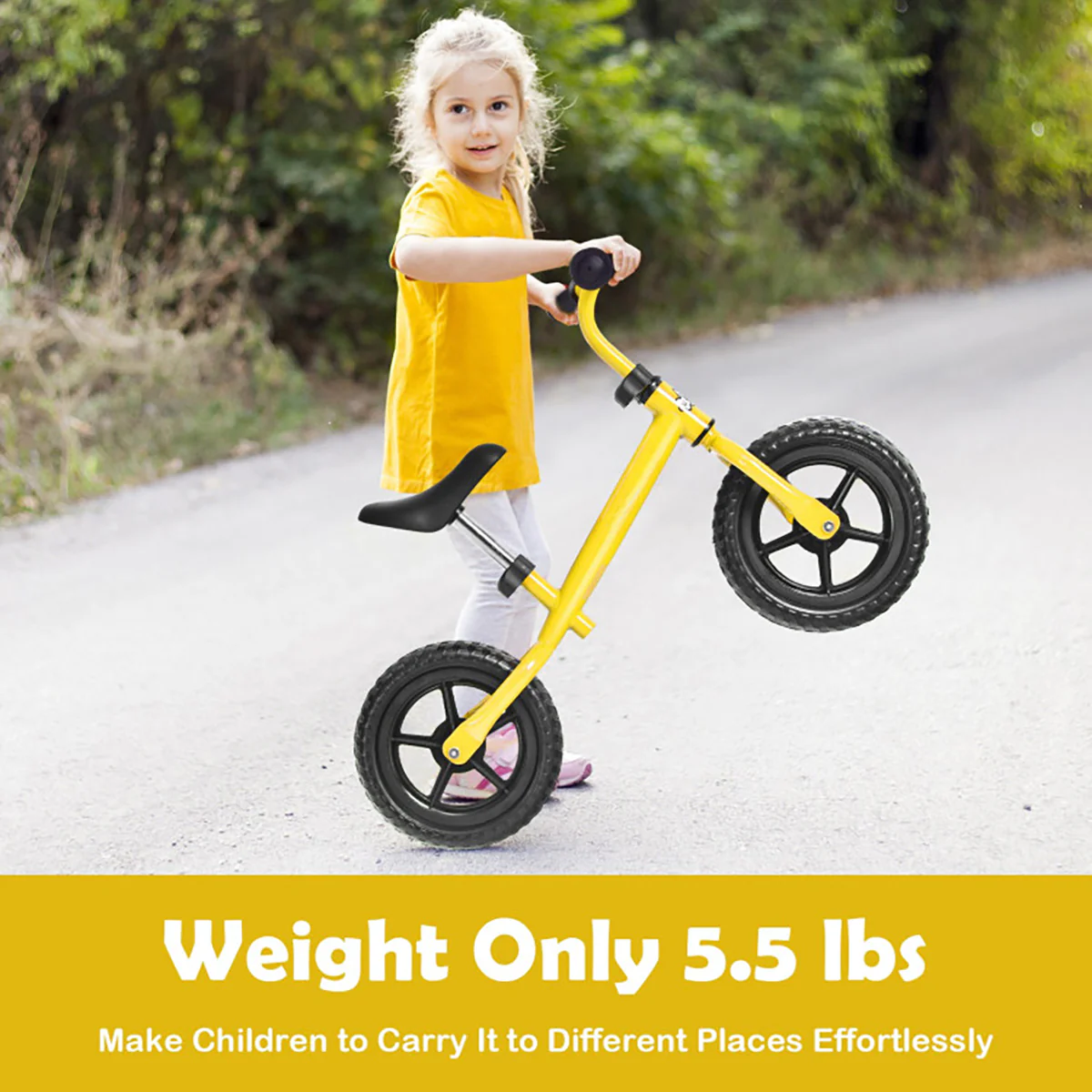 Kids Adjustable No Pedal Balance Bike - Image 9