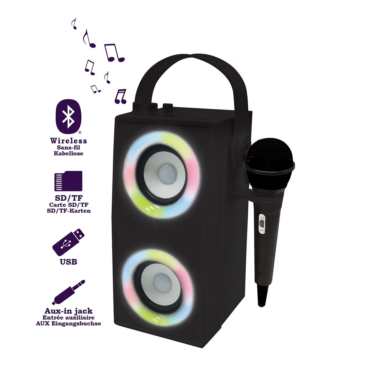 Kids Bluetooth Speaker with Lights - Image 3