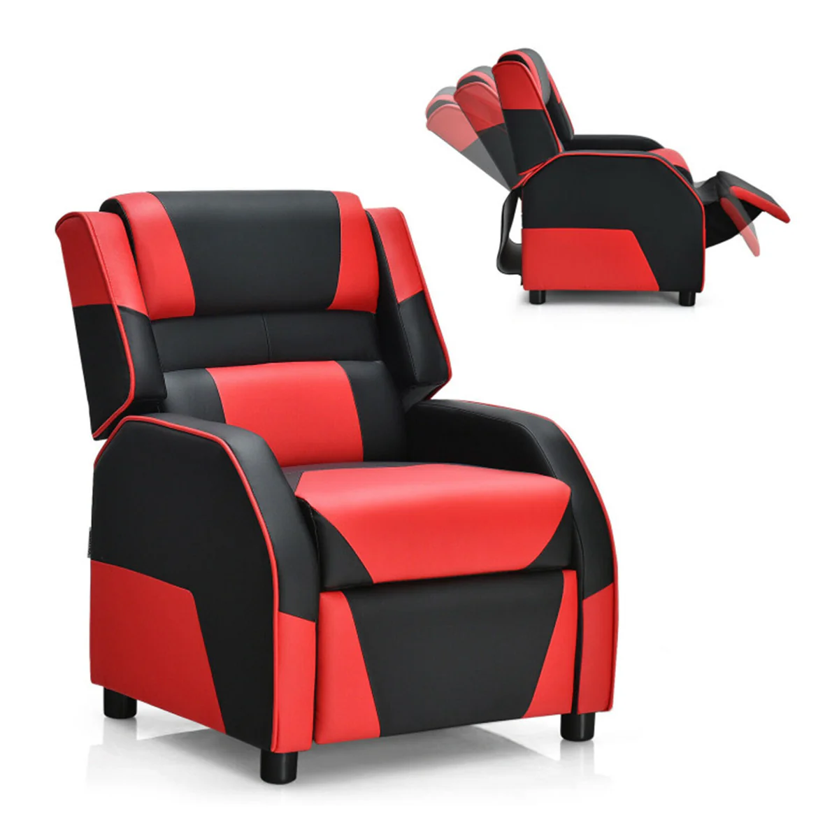 Kids Gaming Sofa Recliner with Headrest and Footrest - Image 28