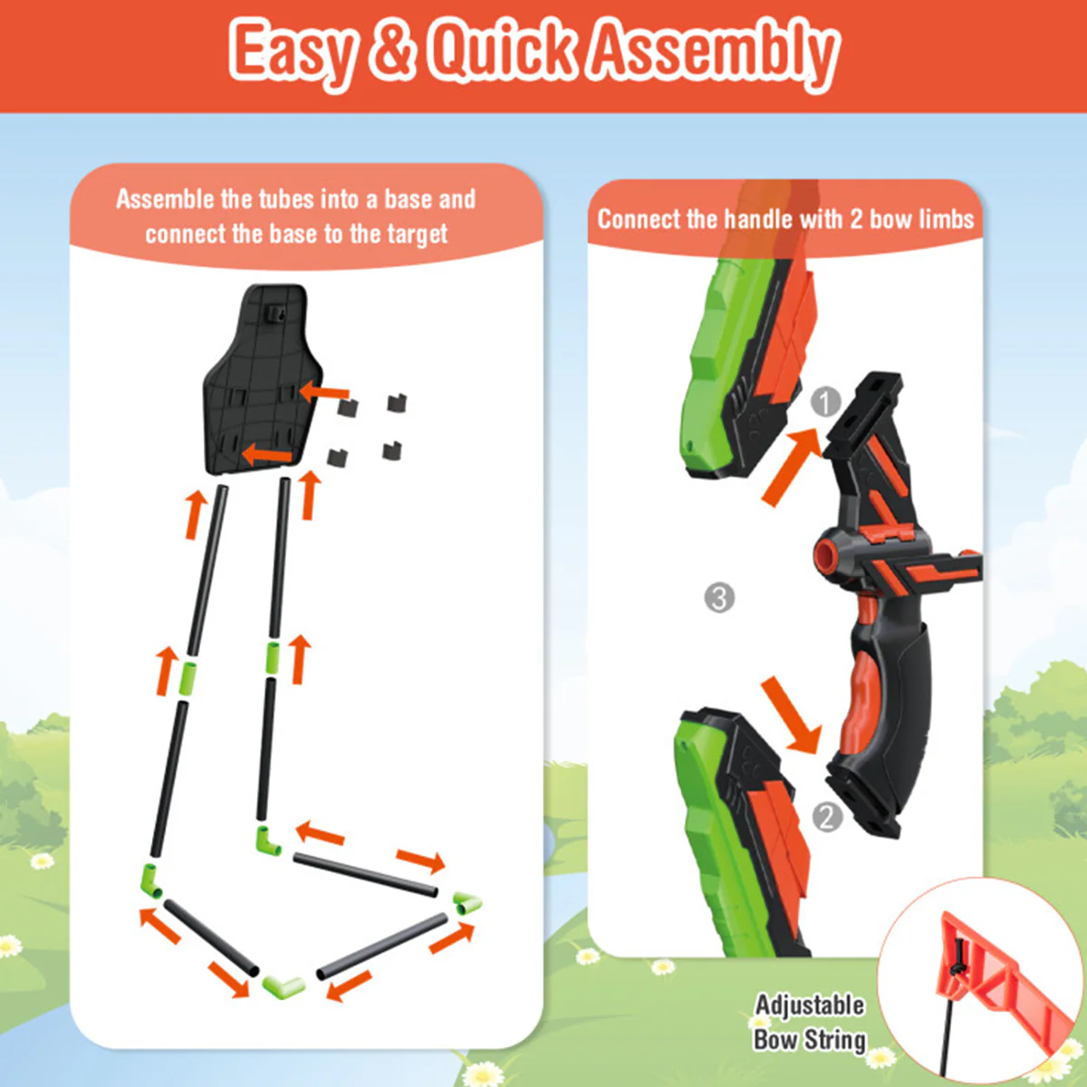 Kids LED Archery Bow Set with Suction Cup Arrows - Image 7