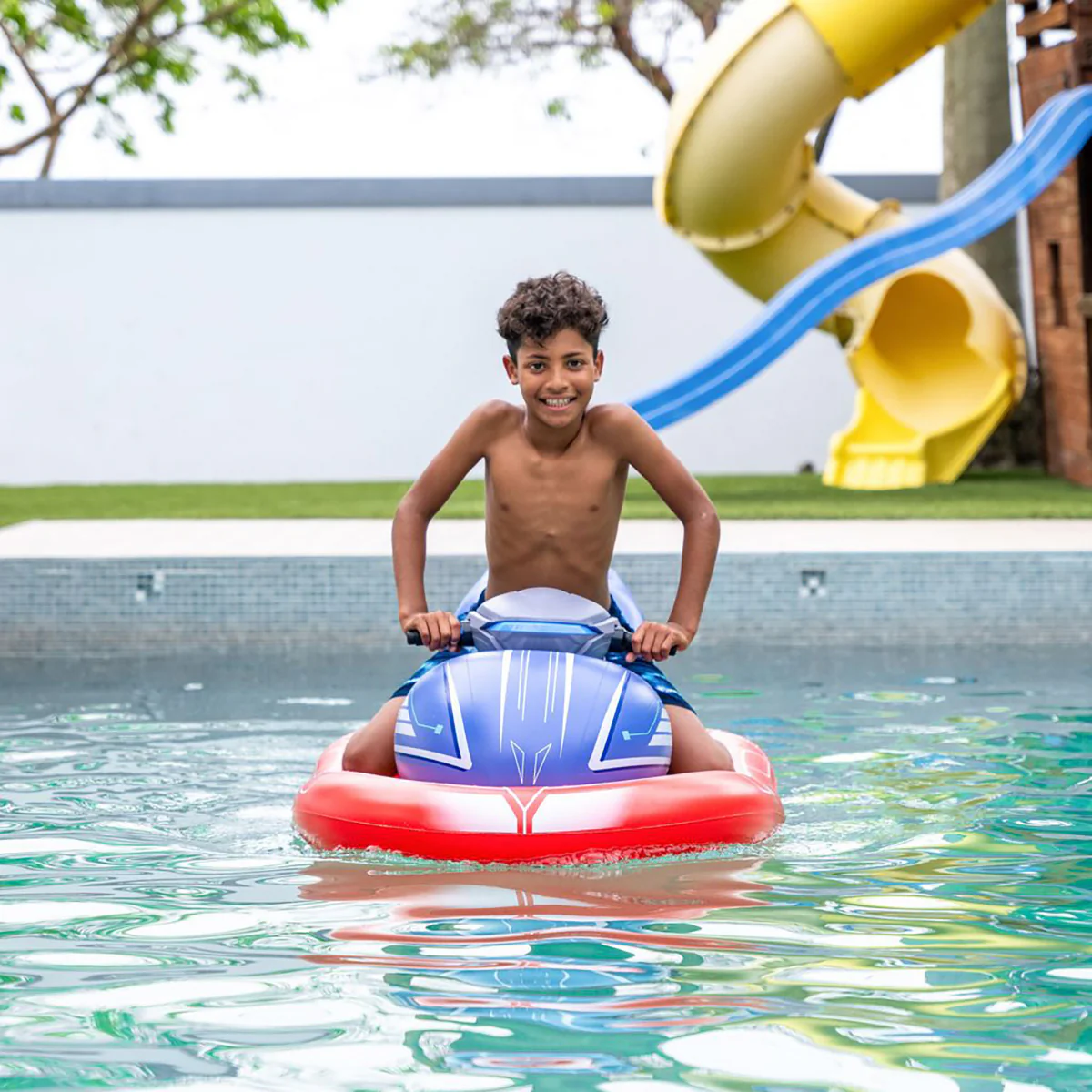 Kids Motorized Pool Ride-On Jet Runner - Image 3