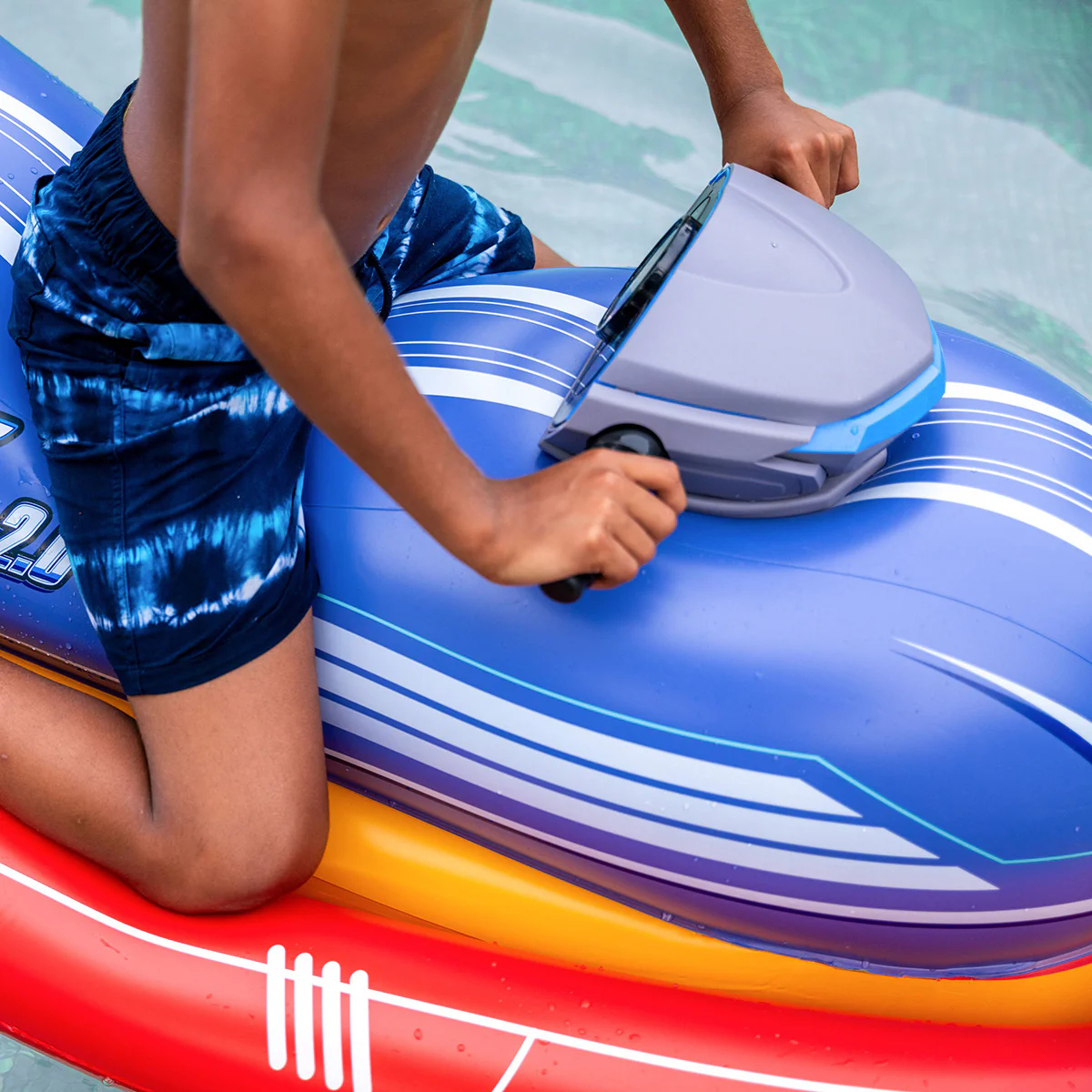 Kids Motorized Pool Ride-On Jet Runner - Image 5