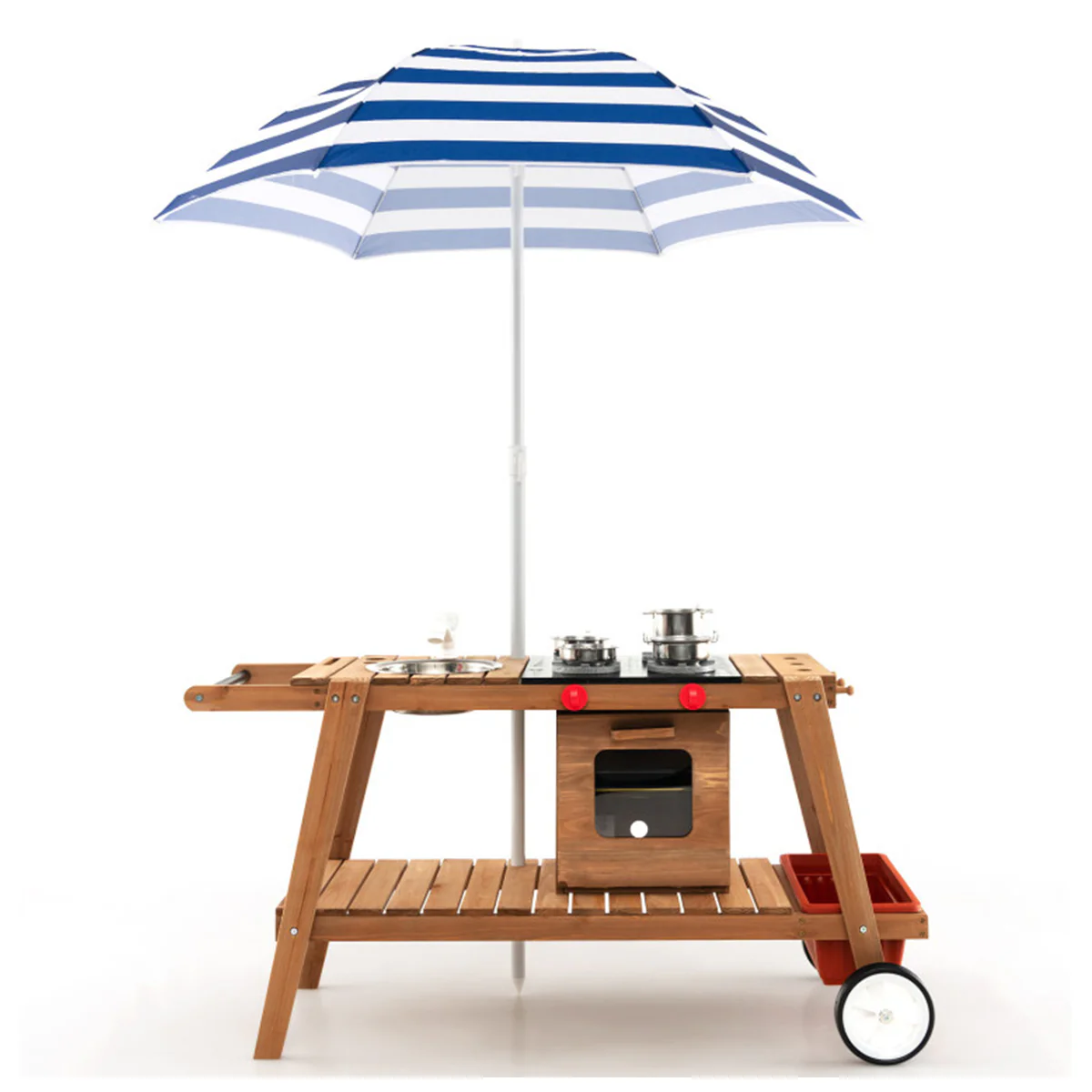 Kids Play Trolley with Sun Proof Umbrella - Image 3