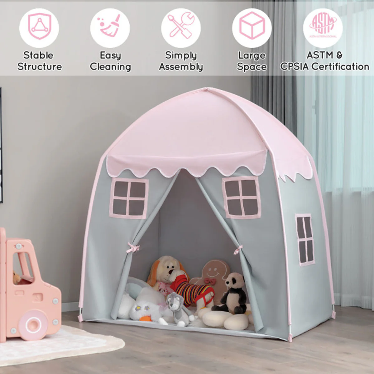 Kids Playhouse Tent - Image 7