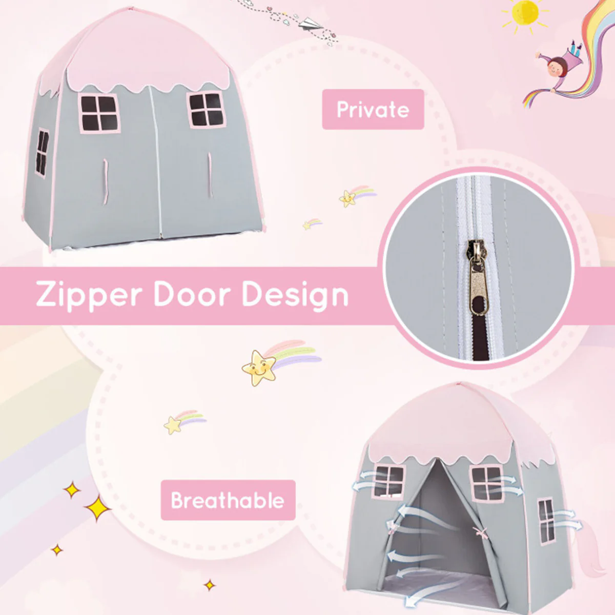 Kids Playhouse Tent - Image 8