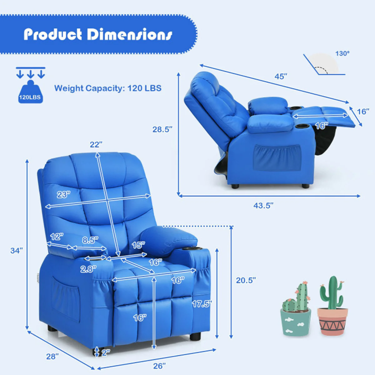 Kids Recliner Chair - Image 19