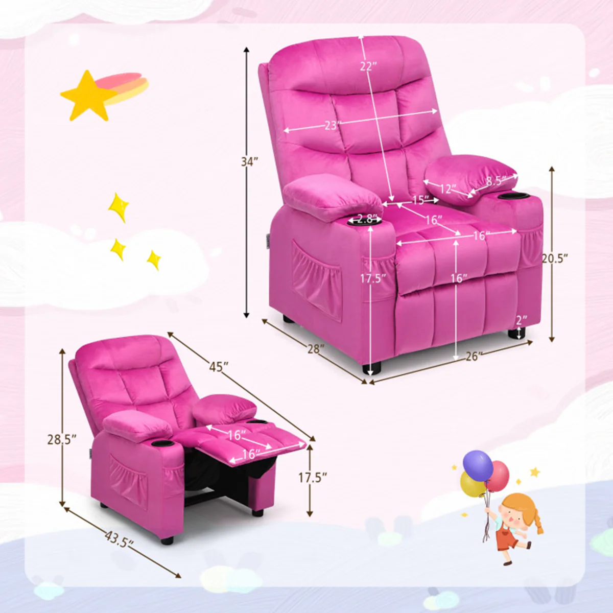 Kids Recliner Chair - Image 52