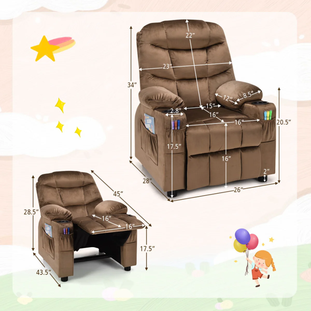 Kids Recliner Chair - Image 61