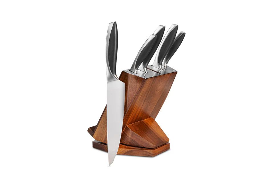Knife Block Set with Tablet Holder - Image 3