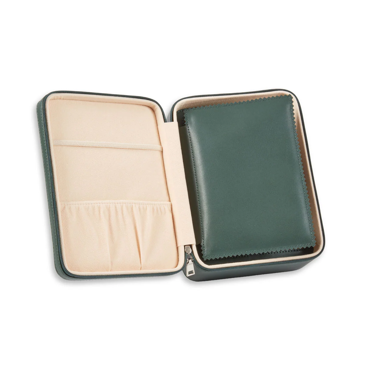 Leather Four Watch and Accessory Travel Watch Case - Image 4