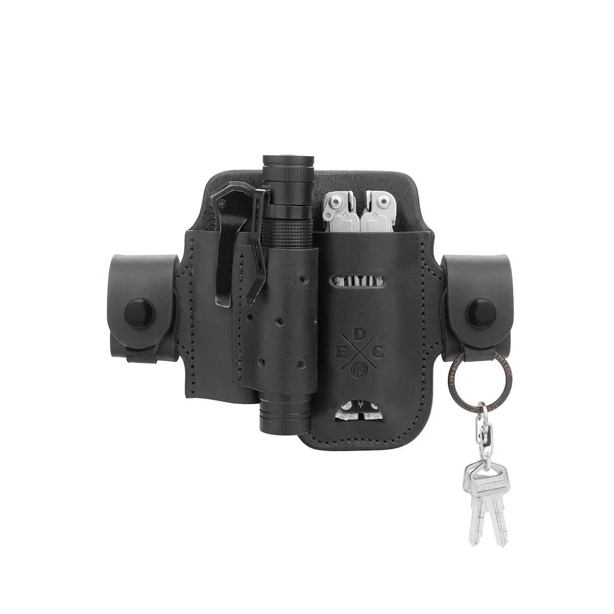 Leather Multitool Action Snap Belt Sheath - Image 14