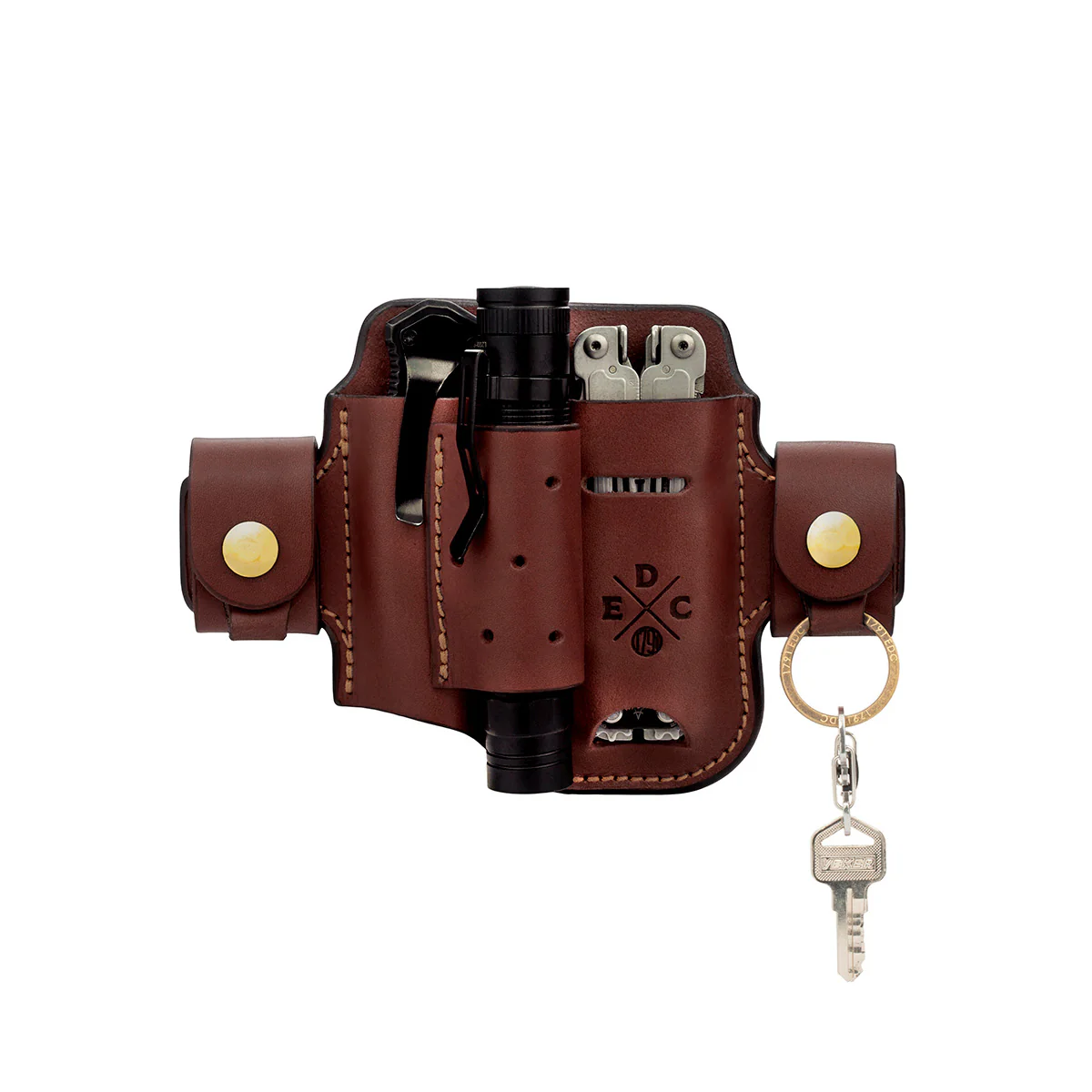 Leather Multitool Action Snap Belt Sheath - Image 23