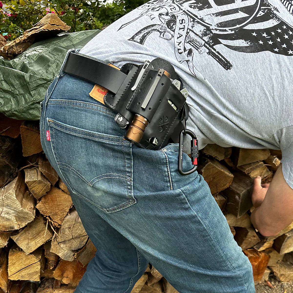 Leather Multitool Belt Sheath - Image 17
