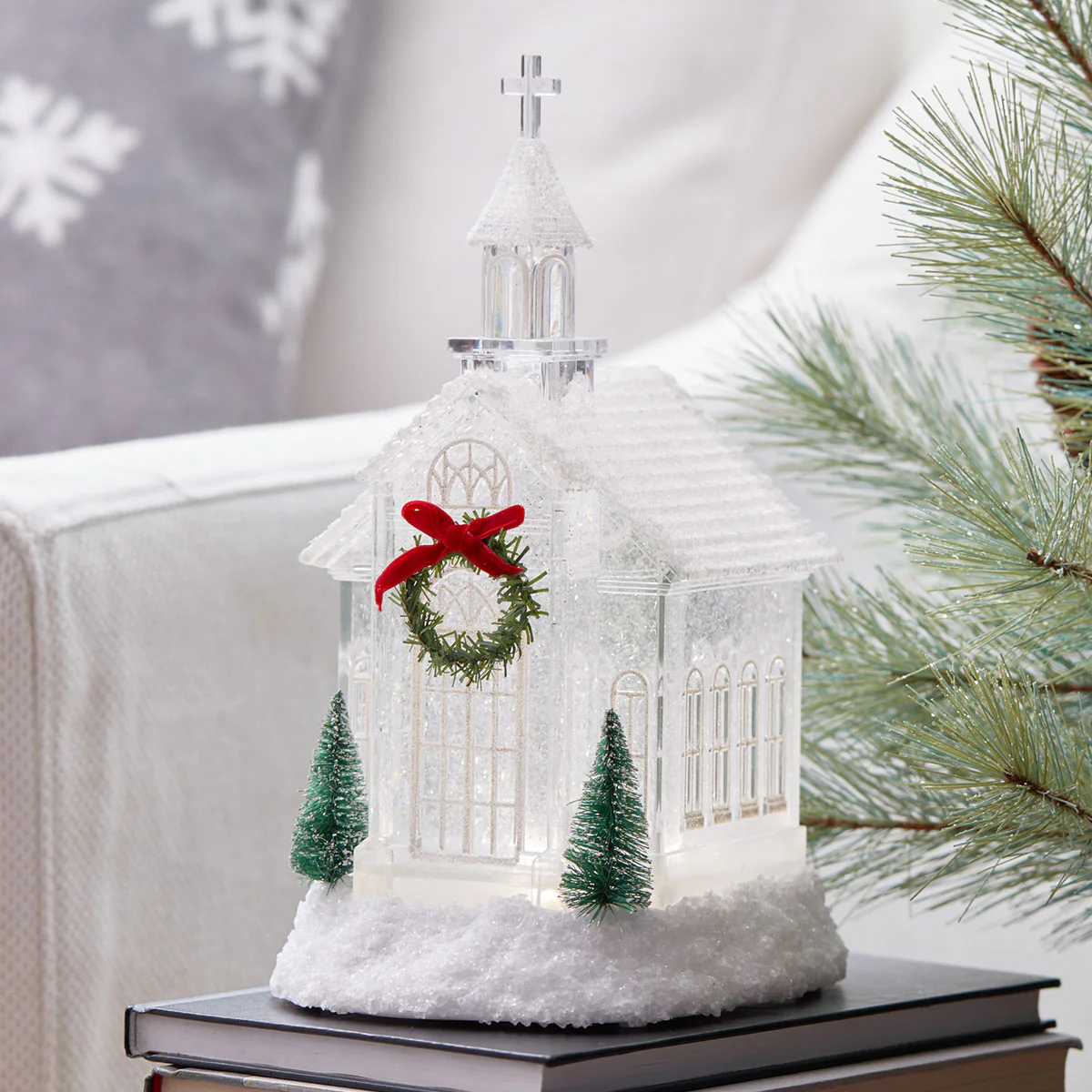 LED Church Snowglobe - Image 2